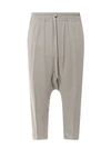 RICK OWENS CROPPED VISCOSE BLEND TROUSER