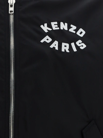 Kenzo College Jacket In Black