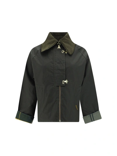Barbour Drummond Womens Wax Jacket In Archive Olive