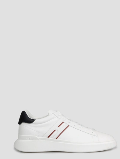 Hogan Leather Lo-top Sneakers In White