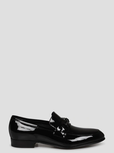 Gucci Ed Patent Leather Sneakers In Nero