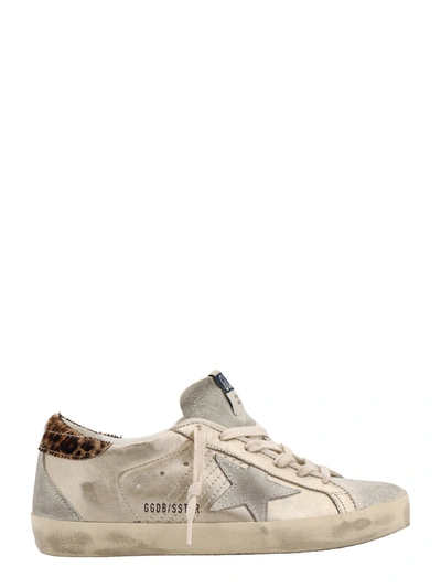 Golden Goose Laminated Leather And Suede Sneakers With Animalier Patch