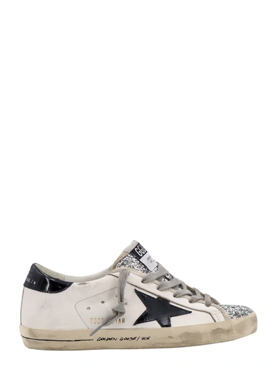 Golden Goose Leather Sneakers With Patent Leather Details