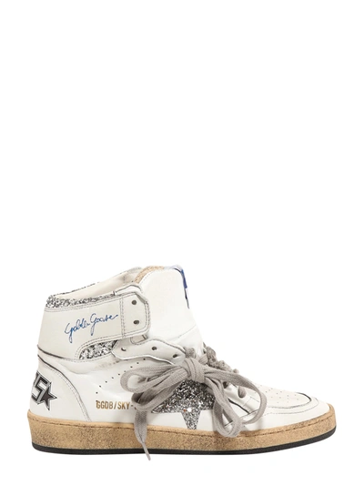 Golden Goose Leather Sneakers With Used Effect In White
