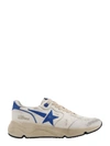 GOLDEN GOOSE LEATHER SNEAKERS WITH USED EFFECT