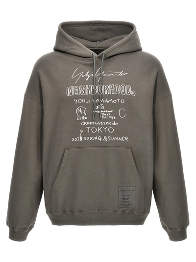 Yohji Yamamoto Neighborhood Sweatshirt Grey In Grey