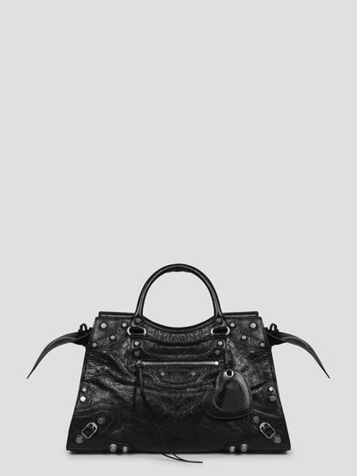 Balenciaga Neo Classic Medium Top Handle Bag In Black