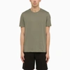 PARAJUMPERS SHISPARE TEE THYME-COLOURED COTTON T-SHIRT