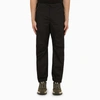 MONCLER MONCLER GRENOBLE | BLACK TROUSERS IN TECHNICAL FABRIC