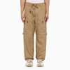Moncler Day-namic Convertible Cargo Pants In Beige