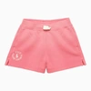 Polo Ralph Lauren Pink Cotton Shorts With Logo In Pink