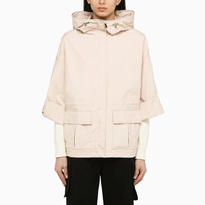 Parajumpers Hailee Ecru Nylon Jacket Women In Cream