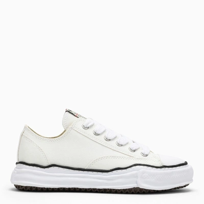 MIHARAYASUHIRO WHITE PETERSON LOW SNEAKERS IN CANVAS