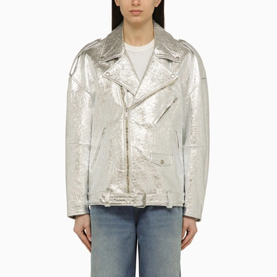 Halfboy Silver Jacket In Metal