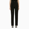 GOLDEN GOOSE BLACK DENIM TROUSERS WITH CRYSTALS