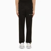 PALM ANGELS BLACK JOGGING TROUSERS WITH BANDS