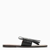 Marni Bambi Square-toe Leather Sandals In Black