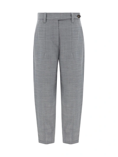 Brunello Cucinelli Pantaloni In Gray