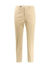 Pt Torino Cotton Trousers With Pockets And Loops
