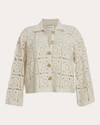 ELEVEN SIX WOMEN'S TASHA CROCHETED CROP JACKET