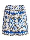 Valentino All-over Print Bermuda Shorts In Multicolor