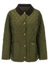 Barbour Deveron Quilted Jacket In Green