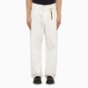 Darkpark Regular Fit David Denims With Drawstring And Chain 28cm In White