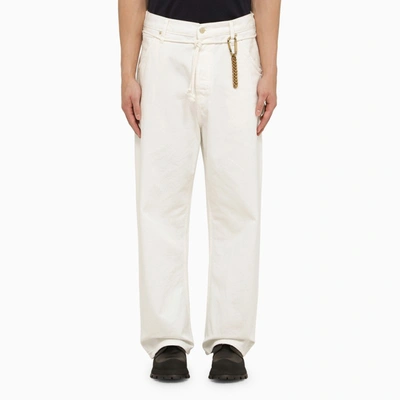 DARKPARK WASHED WHITE DAVID JEANS