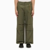 Darkpark Baggy Fit Vince Cotton Cargo Pants In Green