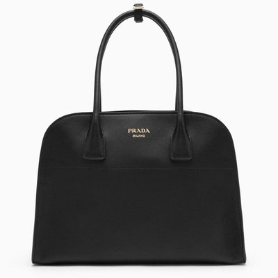 Prada Black Leather Handbag Women