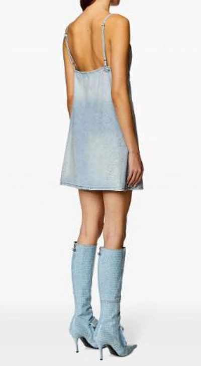 Diesel De-ver-s Embellished Denim Dress