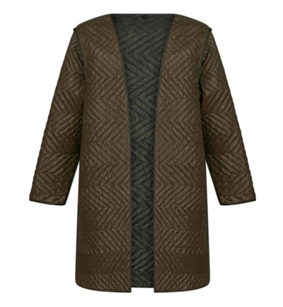 Etro Paisley Raincoat In Green