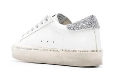 Golden Goose Hi Star Glittered Low-top Sneakers In White
