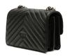 Pinko Lovebird Quilted Shoulder Bag In Black
