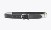 Pinko Belt With Metal Loops In Black