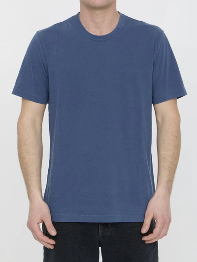 James Perse Sky Blue Cotton T-shirt In Light Blue