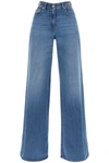 VERSACE VERSACE FLARED JEANS WITH MEDUSA '95 WOMEN