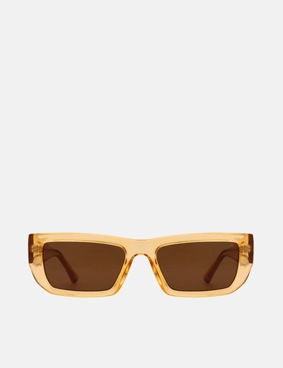 A Kjaerbede A.kjaerbede Fame Sunglasses In Yellow Transparent