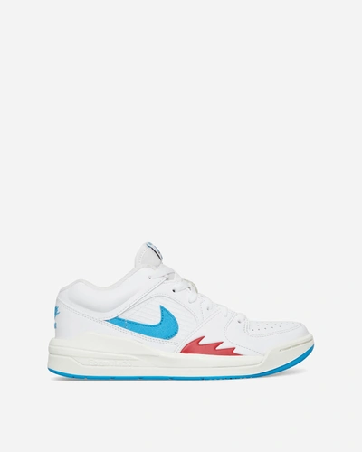 Nike Women S Jordan Stadium 90 Sneakers White / Dark Powder Blue In Multicolor
