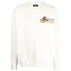 Apc Spring Cotton Sweatshirt In Neutrals