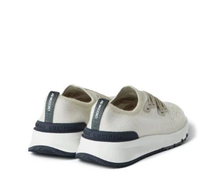 Brunello Cucinelli Flat Shoes In White