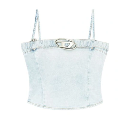 Diesel Luct D Buckle Top In White