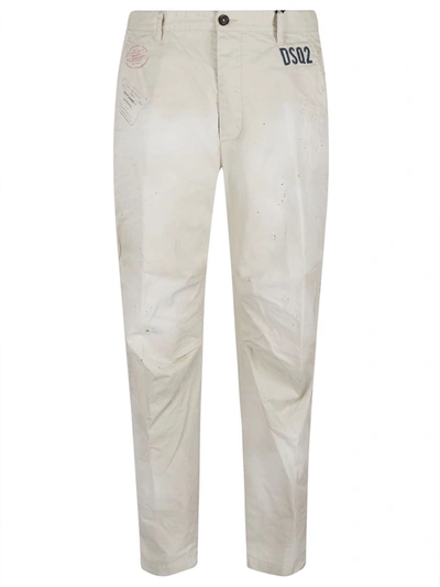 Dsquared2 Trousers In Neutral