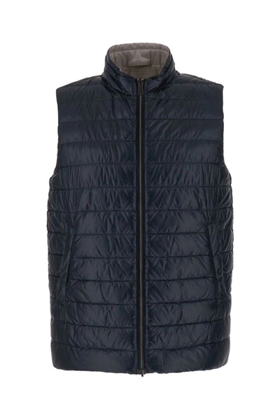 Herno Down Quilted Waistcoat In Blue