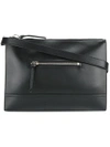 GIVENCHY GIVENCHY ZIP FEATURE SHOULDER BAG - BLACK,BJ0504314612257293