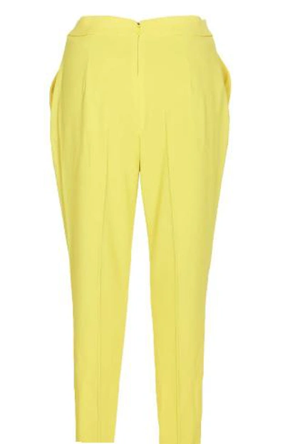 Pinko Slim Pants In Yellow