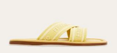 Ferragamo Salvatore  Sandals In Yellow