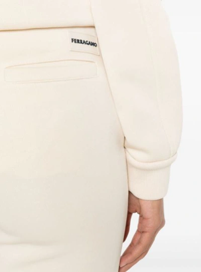 Ferragamo Salvatore  Trousers In White