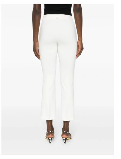 Twinset Twin-set Trousers In Neve