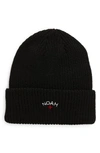 Noah Core Logo Beanie In Black